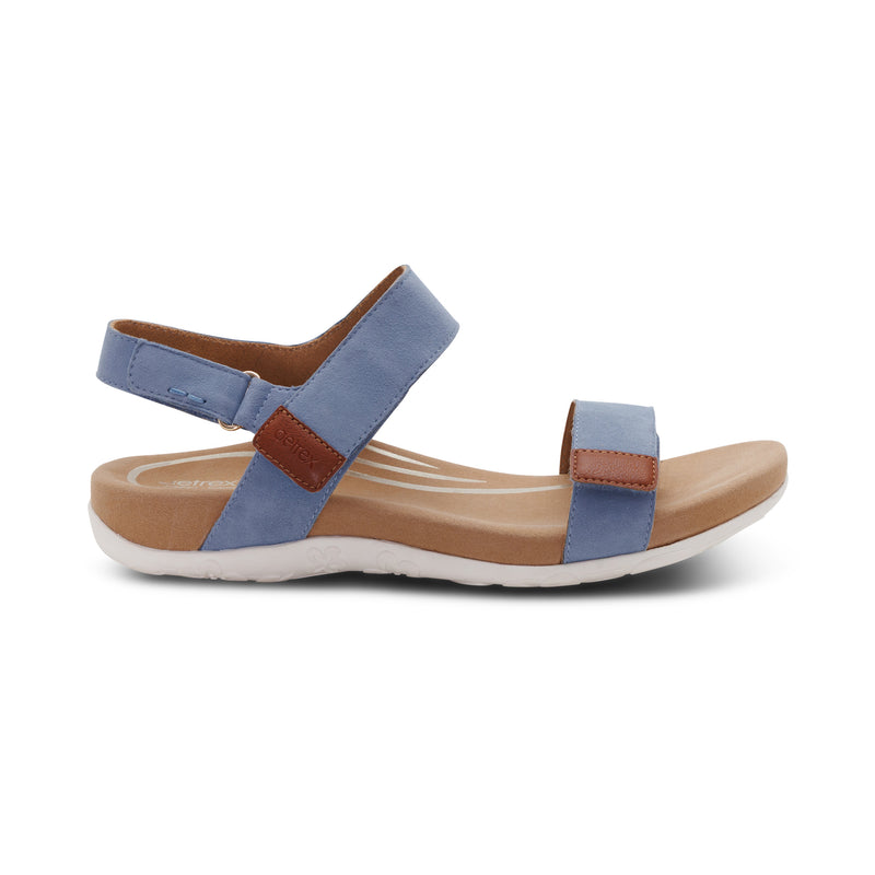Leslie Arch Support Sandal #color_sky blue