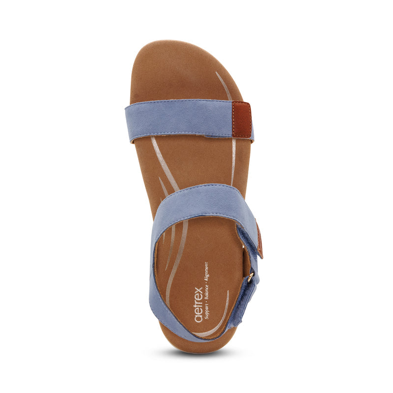 Leslie Arch Support Sandal #color_sky blue