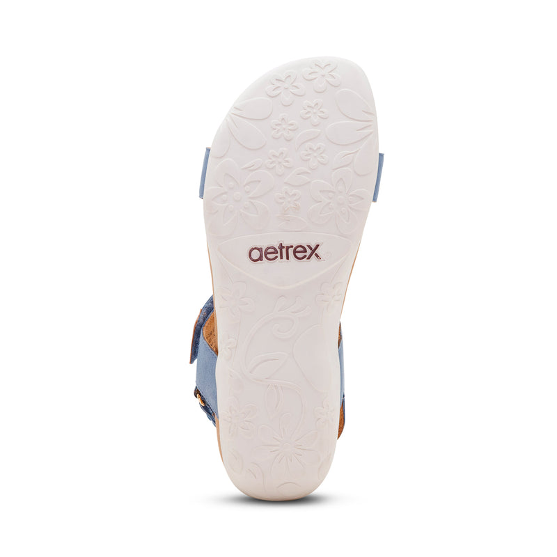 Leslie Arch Support Sandal #color_sky blue