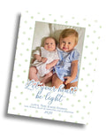 Let Your Heart be Light Christmas Family Card