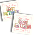 Letter Blocks Valentine Card