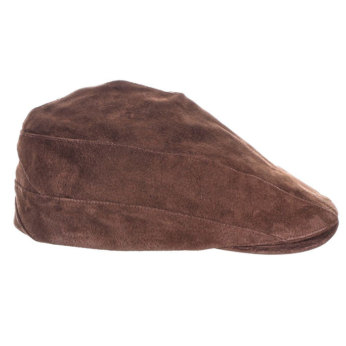 Leven Suede Leather Flat Cap - Scala Hat Flat Cap Scala Hats