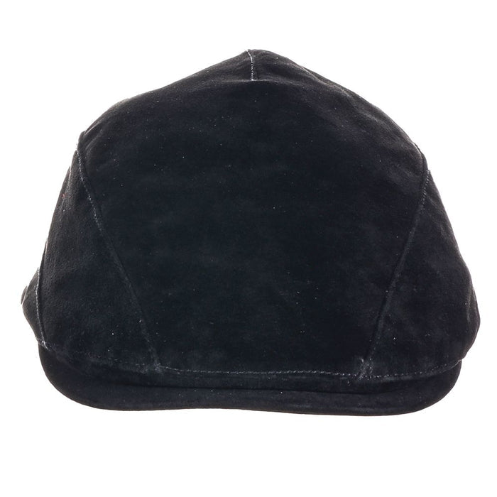 Leven Suede Leather Flat Cap - Scala Hat Flat Cap Scala Hats