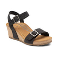 Lexa Quarter Strap Wedge #color_black