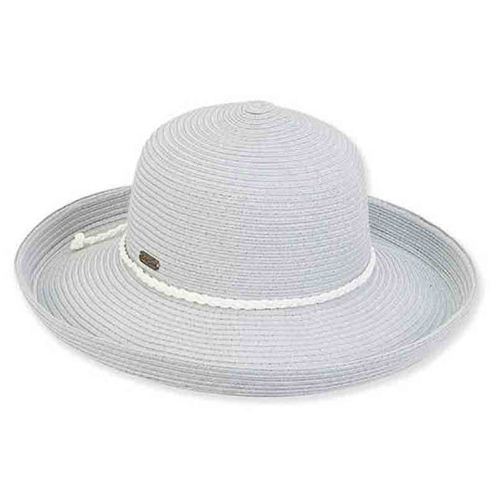 Lia Packable Up Turned Brim Sun Hat - Sun 'N' Sand Hats Kettle Brim Hat Sun N Sand Hats