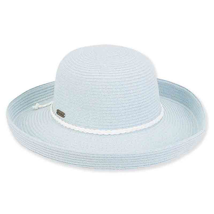 Lia Packable Up Turned Brim Sun Hat - Sun 'N' Sand Hats Kettle Brim Hat Sun N Sand Hats