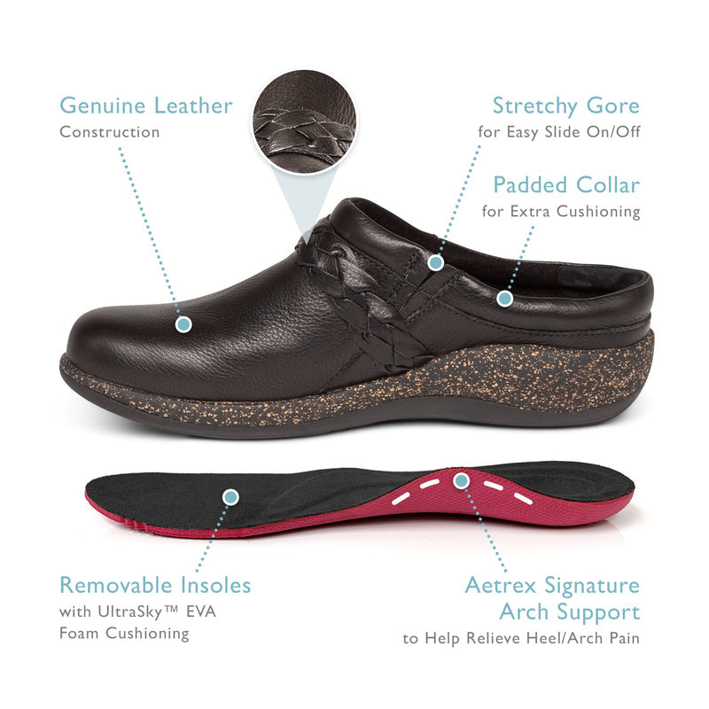 Libby Comfort Clog #color_burgundy