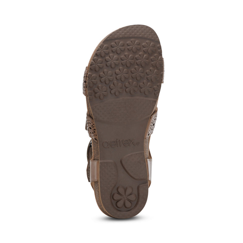 Lilly Adjustable Quarter Strap Sandal #color_taupe-cutout