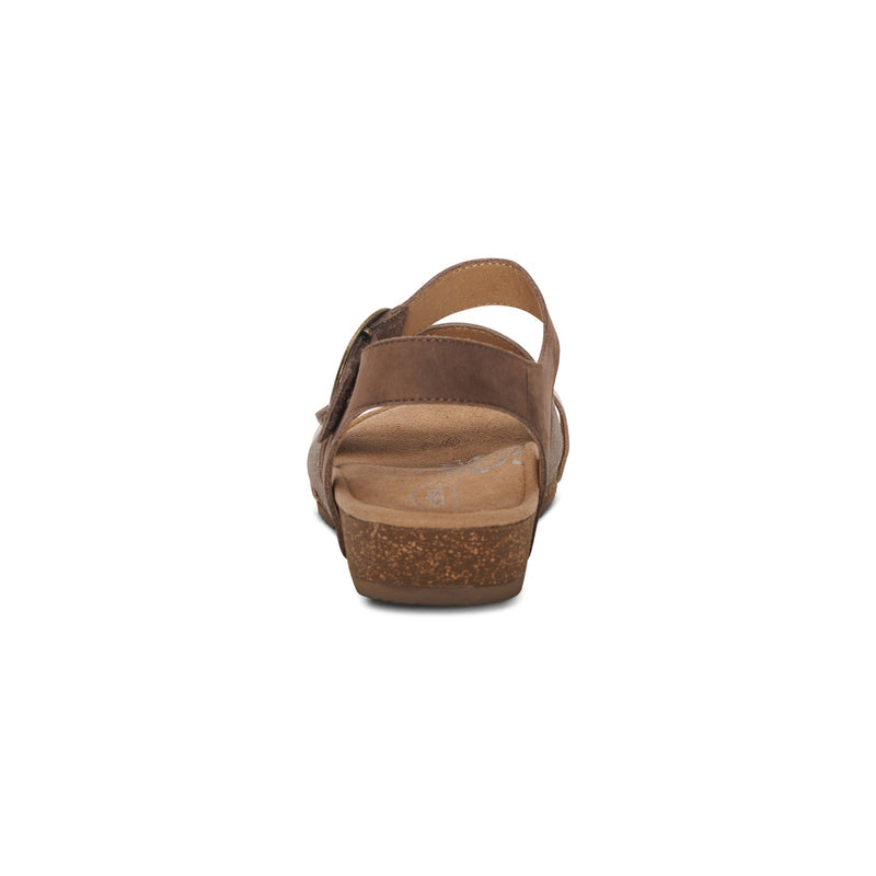 Lilly Adjustable Quarter Strap Sandal #color_taupe