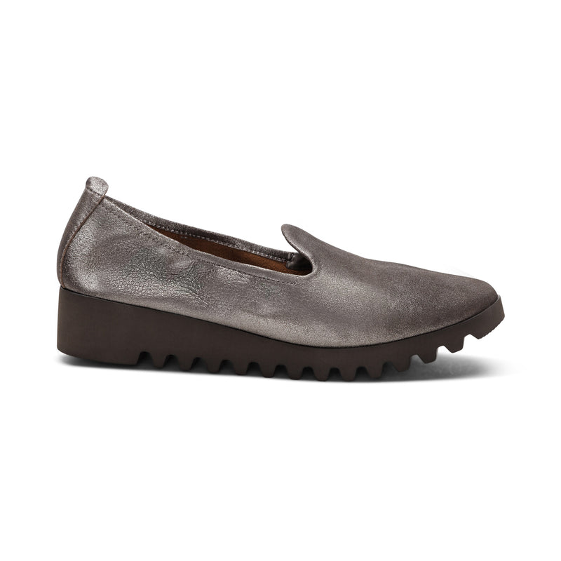 Liz Slip On Flat #color_brushed-silver