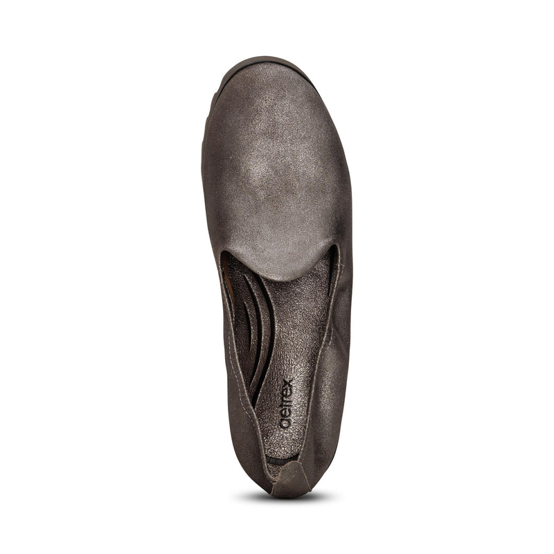 Liz Slip On Flat #color_brushed-silver