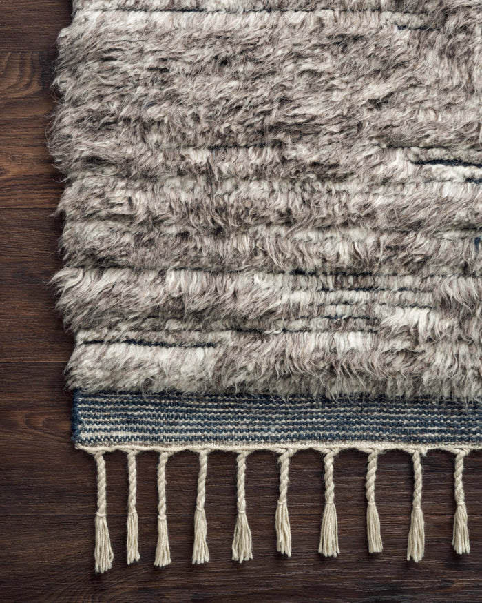Loloi Khalid Pewter / Ink Rug - Chapin Furniture
