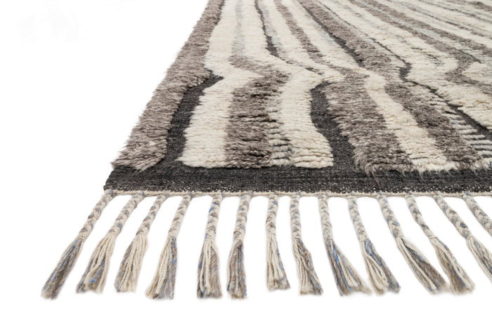 Loloi Khalid Stone / Charcoal Rug - Chapin Furniture
