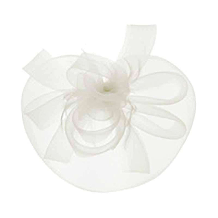 Loopy Petals and Bows Fascinator - Sophia Collection Fascinator Something Special LA HTH2115WH White