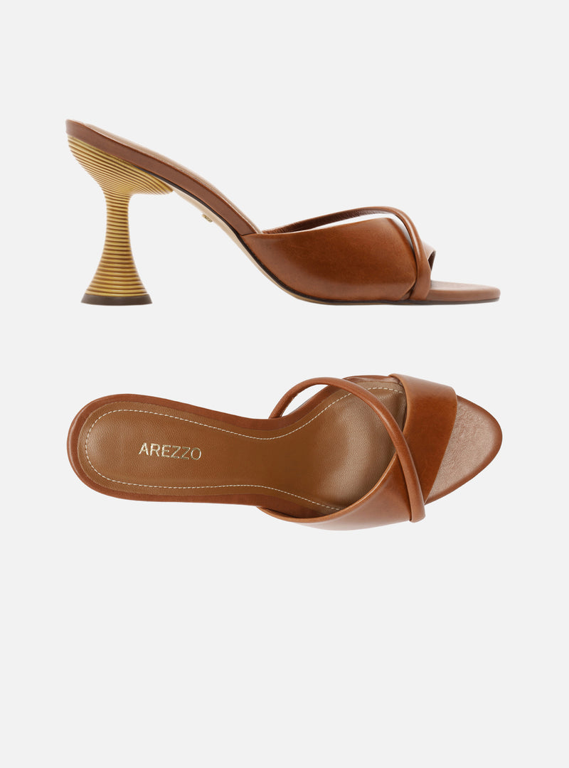 Luca High Stiletto Leather Sandal Sandals U/26