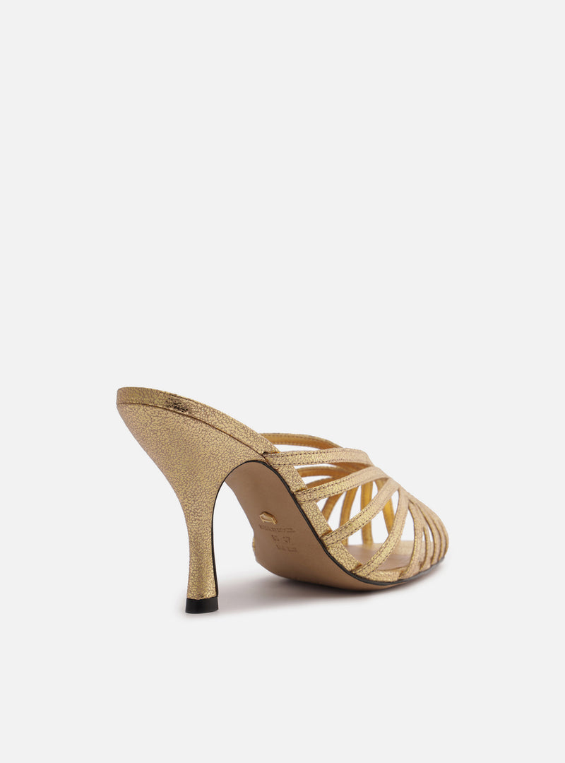 Lucia High Stiletto Mule Sandals R/26