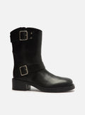 Lucy Leather Block Boot Booties FALL 23