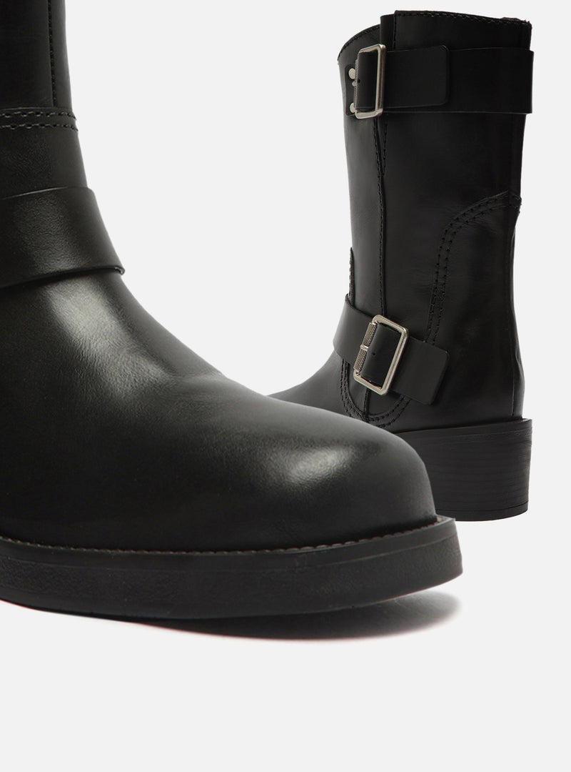 Lucy Leather Block Boot Booties FALL 23