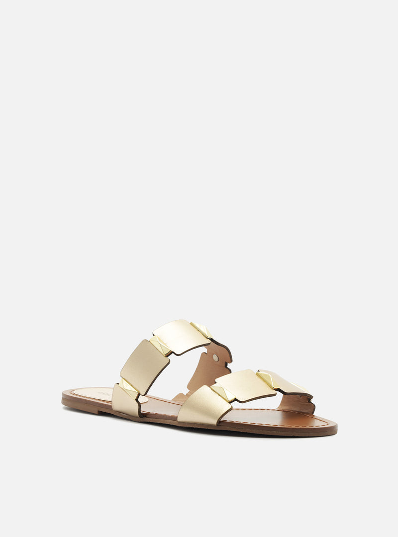 Lyra Leather Sandal Flats R/26