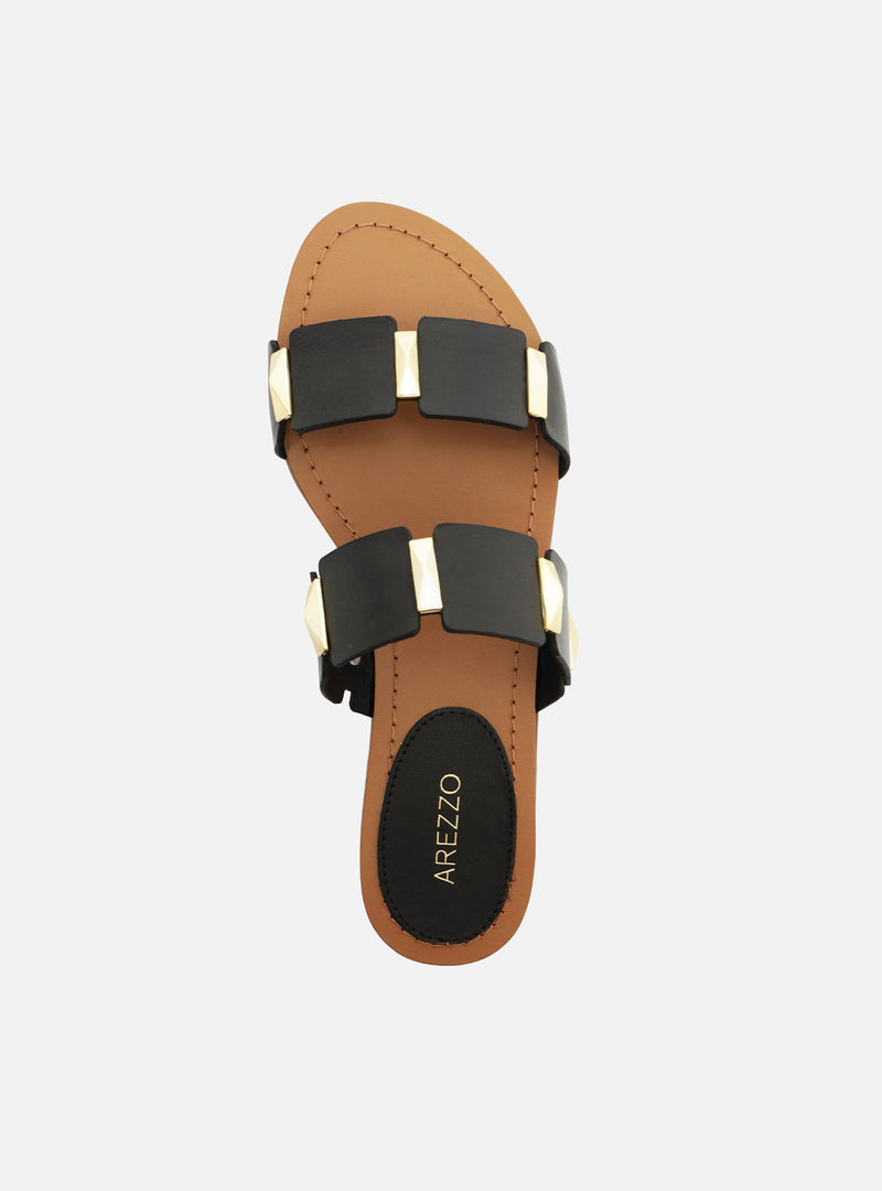 Lyra Leather Sandal Flats R/26