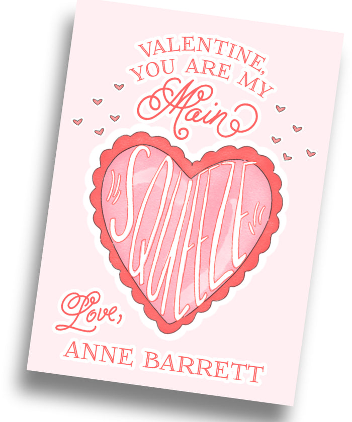 Main Squeeze Heart Valentine Card - Heart