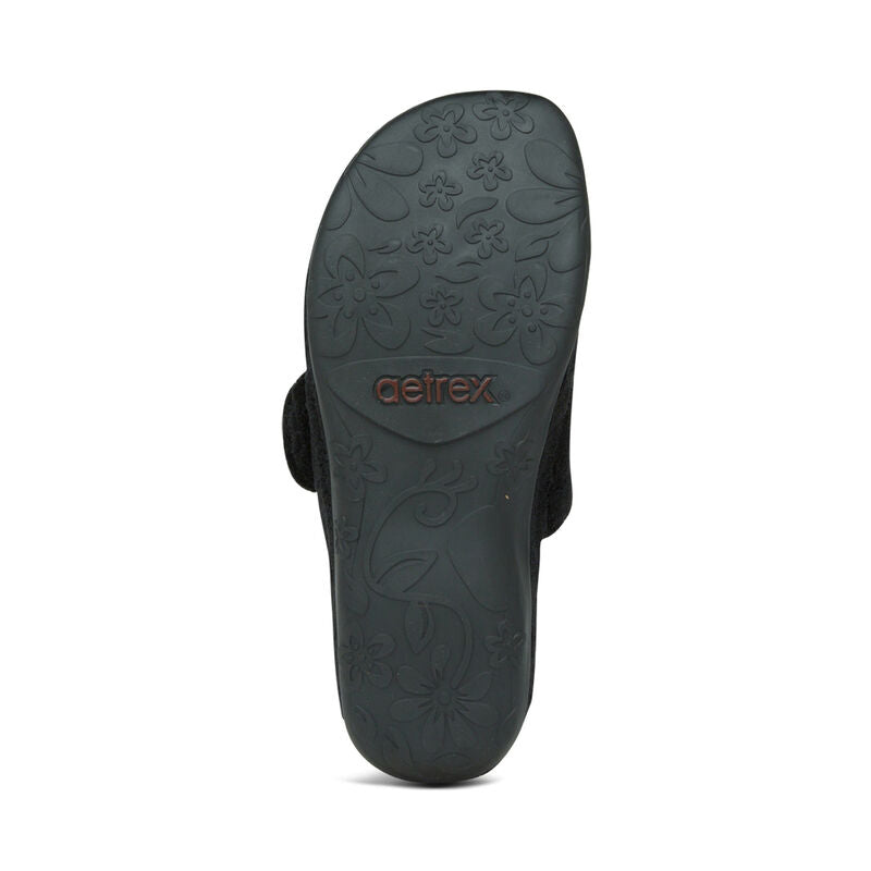 Mandy Closed Toe Slipper #color_black