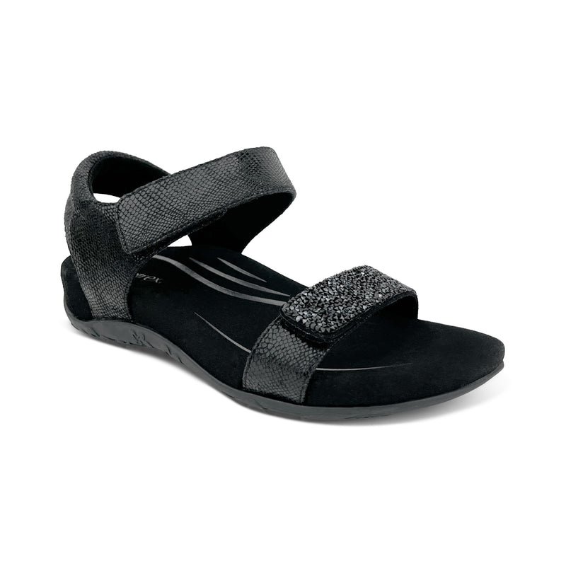 Maria Studded Quarter Strap #color_jeweled-black