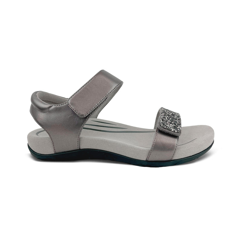 Maria Studded Quarter Strap #color_jeweled-gunmetal