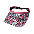 Marrakesh Golf Sun Visor with Coil Lace by GloveIt Visor Cap GloveIt V248PK Pink