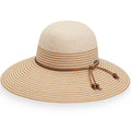 Marseille by Wallaroo Hat Company Wide Brim Hat Wallaroo Hats MARS-WBGCA White / Beige M/L (58 cm)