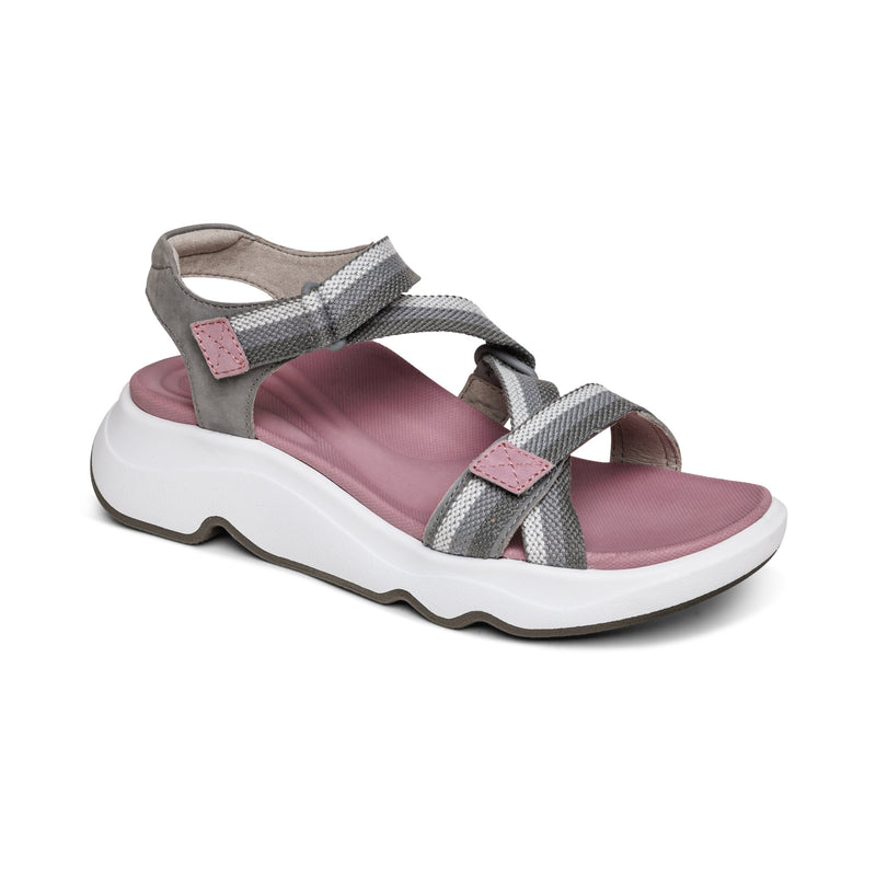 Marz Adjustable Sport Sandal #color_grey