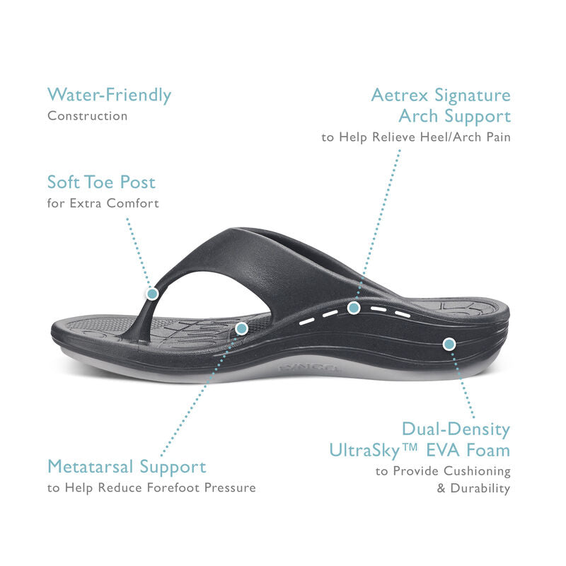 Maui Orthotic Flips - Women #color_metallic ombre