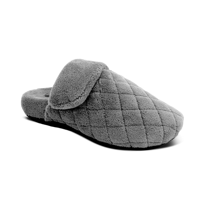 Maya Closed Toe Slipper #color_charcoal