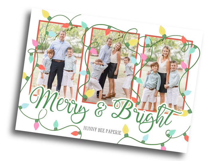 Merry & Bright Family Card