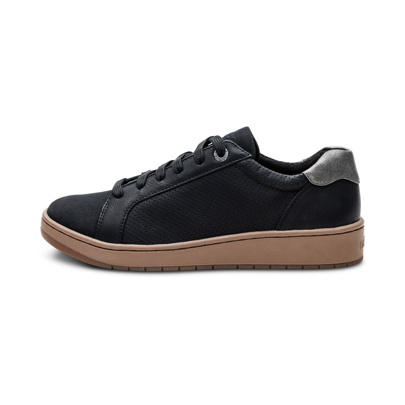 Michaela Lace-Up Sneaker #color_black/brown