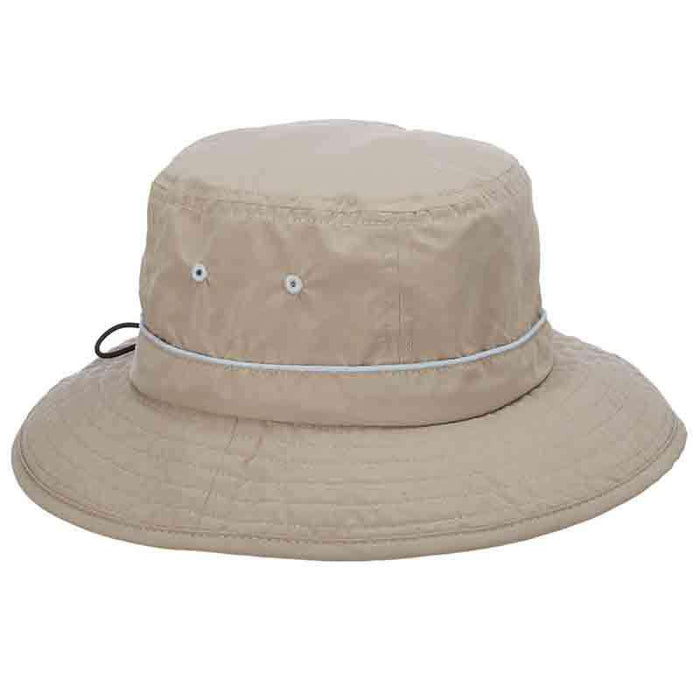 Microfiber Boonie with Colorful Underbrim - Tropical Trends Bucket Hat Dorfman Hat Co. lc796vl Blue