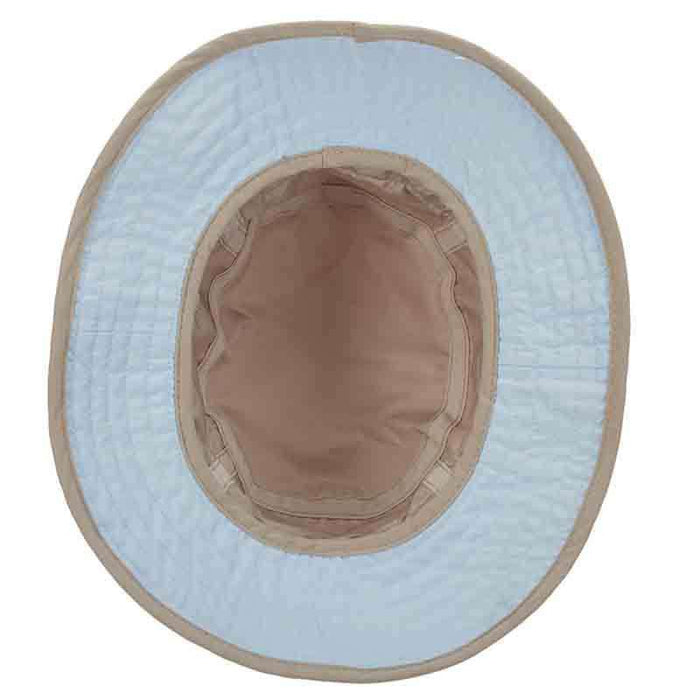 Microfiber Boonie with Colorful Underbrim - Tropical Trends Bucket Hat Dorfman Hat Co.