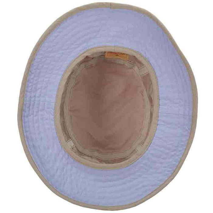 Microfiber Boonie with Colorful Underbrim - Tropical Trends Bucket Hat Dorfman Hat Co.