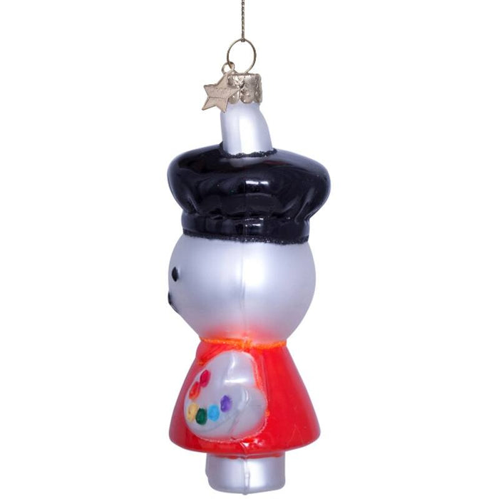 Miffy Artist Glass Ornament