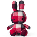 Miffy Sitting Check Red Plush