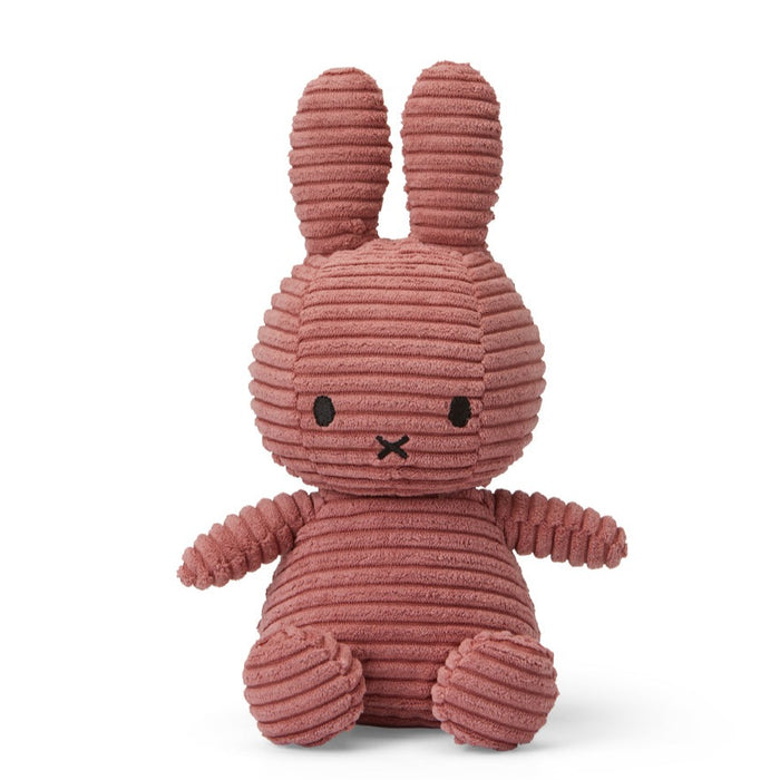 Miffy Sitting Corduroy Plush Dusty Rose