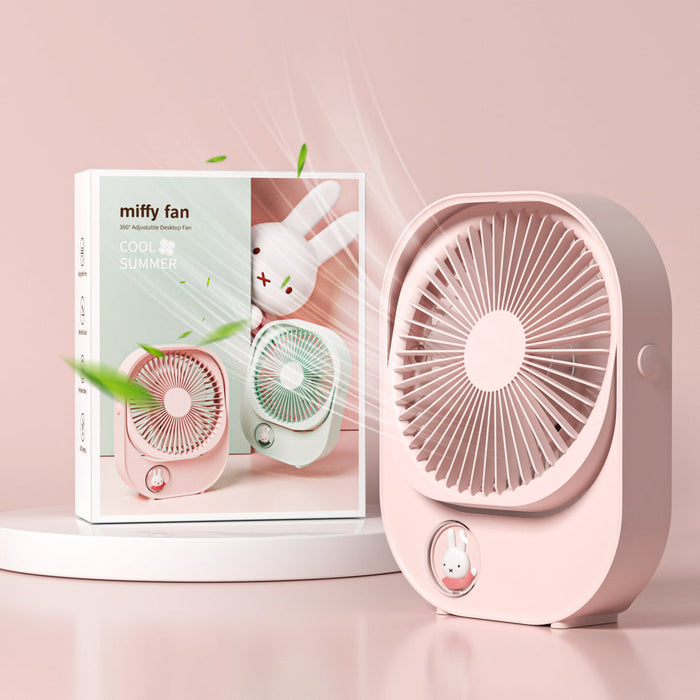 Miffy USB Rechargeable Desk Fan