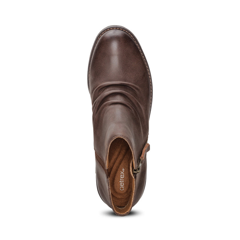 Mila Low Boot #color_dark-brown