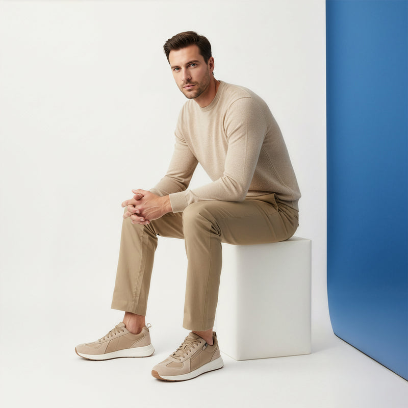 Miles Arch Support Sneaker #color_tan