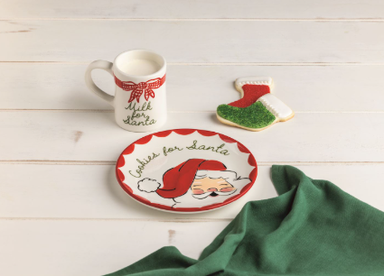Milk & Cookies For Santa Set