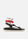 Miranda Flatform Leather Flat Sandal Flats SPRING 25