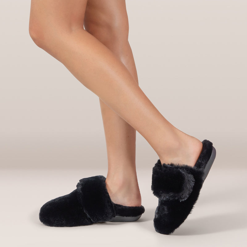 Misty Arch Support Slipper #color_black