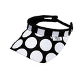 Mod Dot Golf Sun Visor with Coil Lace by GloveIt Visor Cap GloveIt V231 Mod Dot