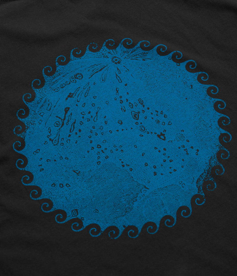 Mollusk Celestial T-Shirt in Faded Black