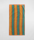 Mollusk Chaos Towel in Orange Multi